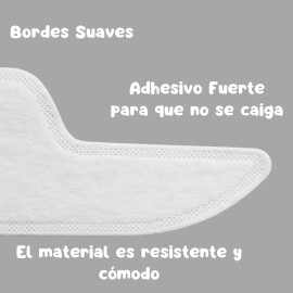 Almohadilla Protector Cuello Absorbe Sudor Evita Manchas 5pz