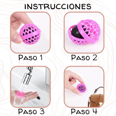 Set Bolas Quita Pelusa Para Bolsa Pelotas Reutilizables