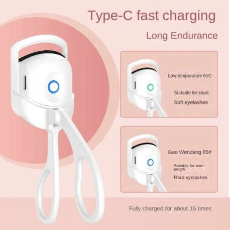 Enchinador Eléctrico Rizador Levanta Pestañas Caliente
