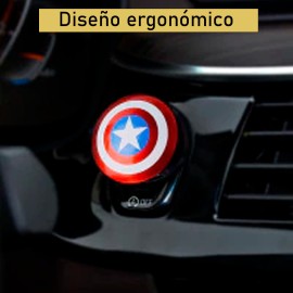 Protector Para Botón Encendido Capitán América Plástico