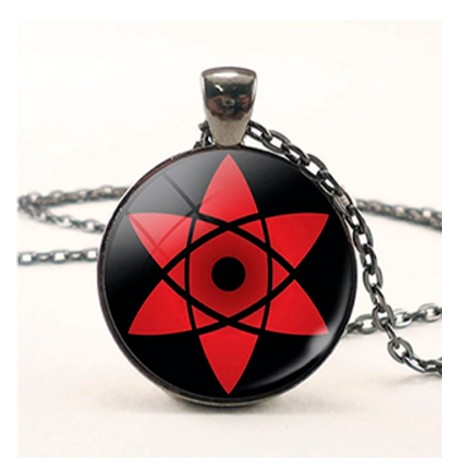 Collar Naruto Forma Sharingan Sasuke Itachi Uchija Modelo