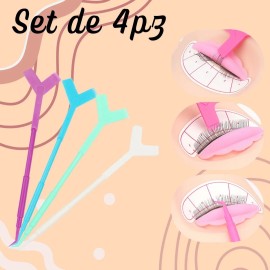 Cepillos Levantadores Lifting Extensión Pestañas Lash Lift 4pz