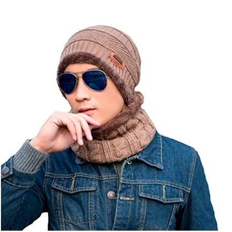 Conjunto De Gorro Bufanda Frío Unisex