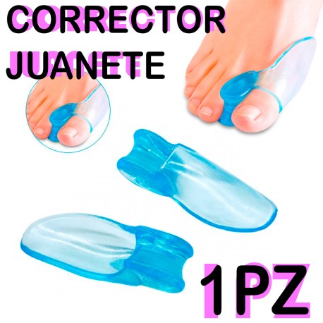 Corrector Separador Hallux Valgus Juanete Silicona 1par