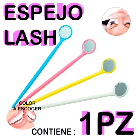 Espejo Lash O Dental Para Extenciones De Pestañas Plastico